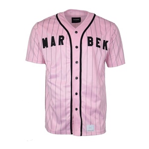 pink baseball jersey for men