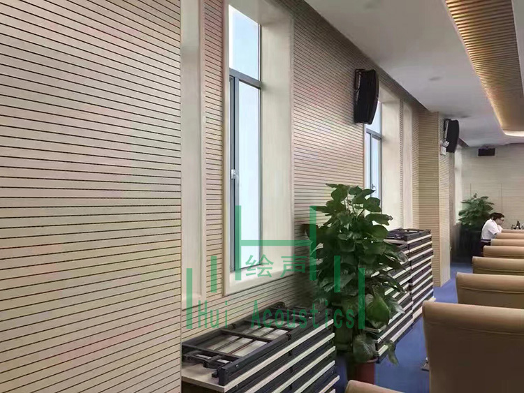 MDF Grooved Acoustic Panels Tongue And Groove Composite Wall Panel Ktv Grooved Acoustic Board Soundproofing Mat