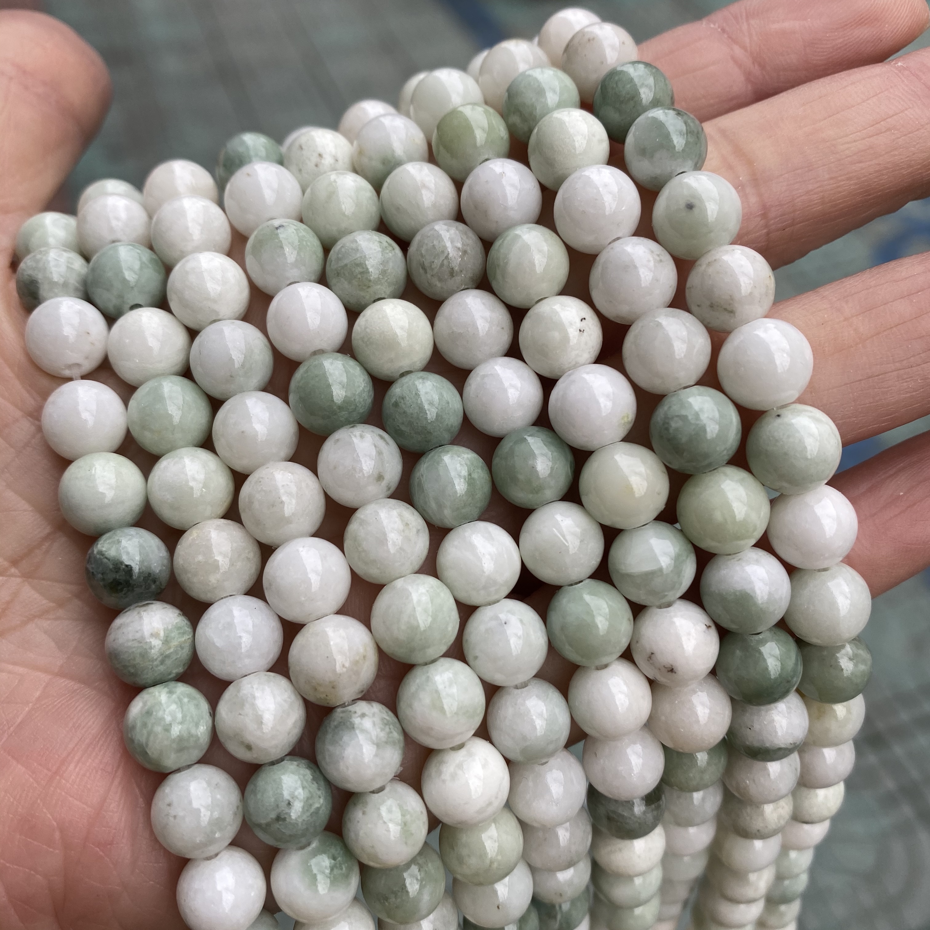 Malaysian Jade Round Beads 4mm Purple 12 Pcs Gemstones Jewellery Making Crafts