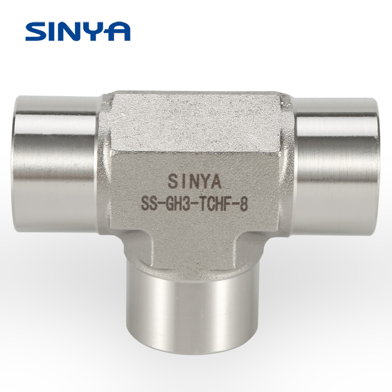 Alloy Steel Forged Tee SS316/304 Pipe Fittings Manufacture in China Stainless Steel Threaded Socket weld Equal Tee Techn