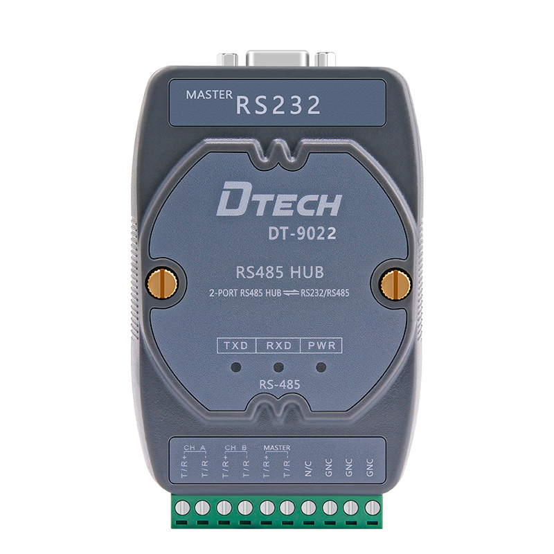DTECH серия связи активный RS232/RS485 к 2 портам RS485 концентратор