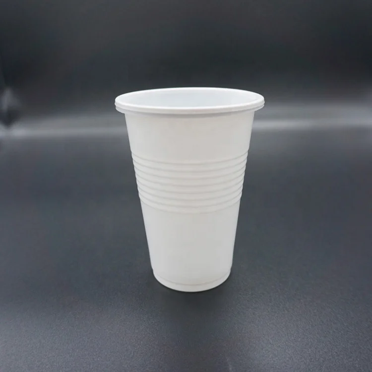Odm 12 унций/360 мл пищевой круглой формы белый Pp Ресторан пластиковые стаканчики для воды производитель