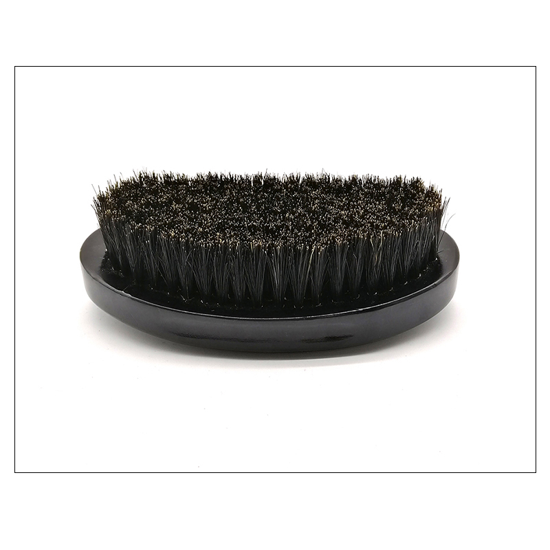 Pocket Beard Brush 100% Boar Bristles with Firm Natural Hair Best Beard and Skin Care for Men and Beard Grooming