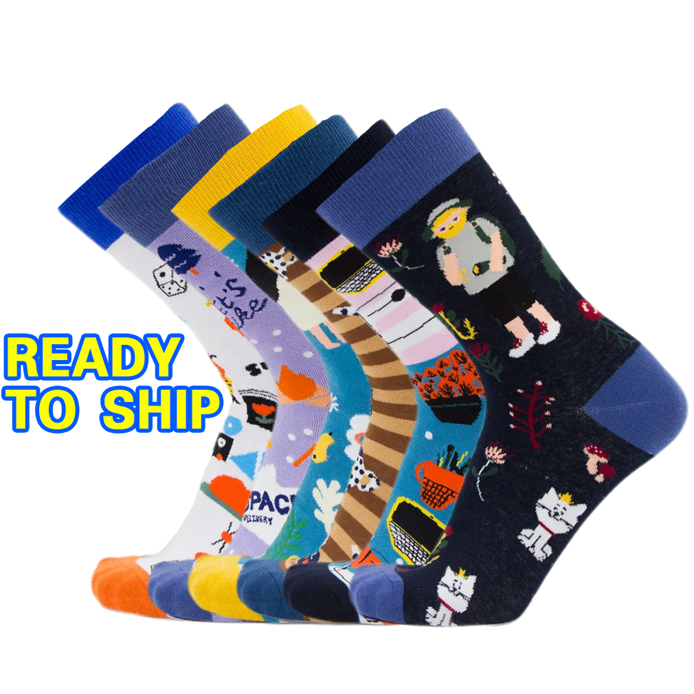 Новый дизайн, хлопковые мужские и женские дышащие Необычные Короткие носки оптом