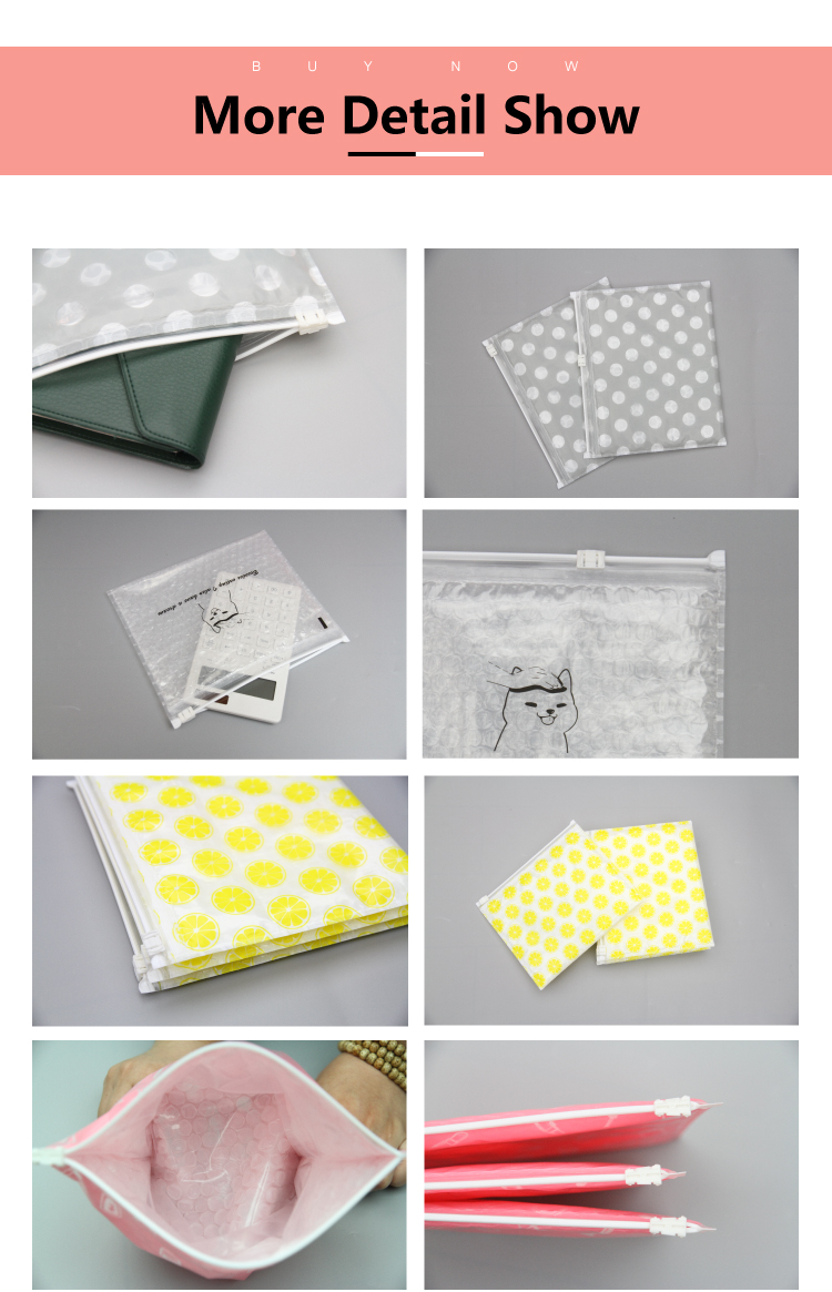 Small MOQ Custom Glamour Eco-friendly Pink Mailer Bubble Bags Bubble Slider Bag