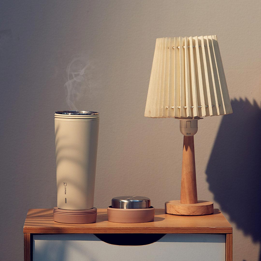 Термокружка термос 2-в-1 с электрическим подогревом для кофе, чая, usb для подогрева чашек Кипения Электрический Чайник