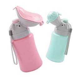 Cute design Portable children Travel Urinal Potties Training Car Emergency Toilet bottle For Boy Girl Pee