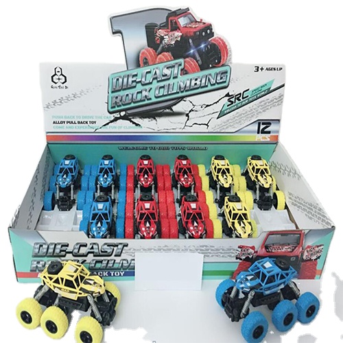 1 32 масштаба назад монстр-Трак металлические Литые автомобили с подъемом ноги автомобили для скалолазания внедорожник для мальчиков Игрушки