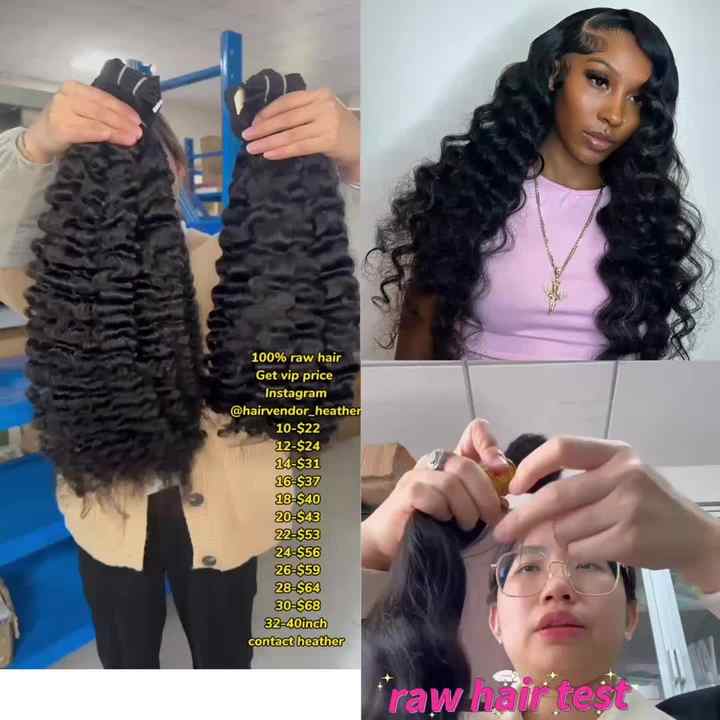 RAW BURMESE LOOSE DEEP WAVE Burmese Curls vs Deep Wave: Vietnam vs China | TikTok main image 3