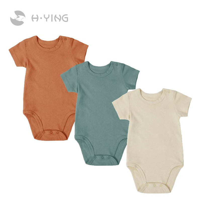 Трикотажная Одежда для новорожденных из органического хлопка, одежда для маленьких девочек и мальчиков, комбинезоны, предметы для малышей, одежда для малышей, сервис OEM