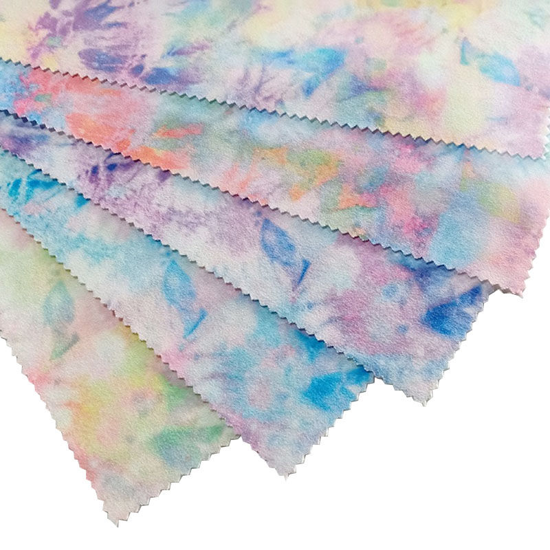 Factory direct sale soft and skin-friendly crepe fabric tie dye outfits for garment scuba fabric
