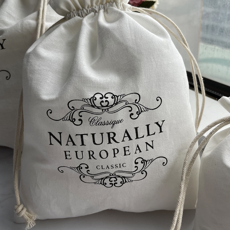 100% сумка из органического хлопка, сумки на шнурке, сумки из переработанного хлопка с принтом