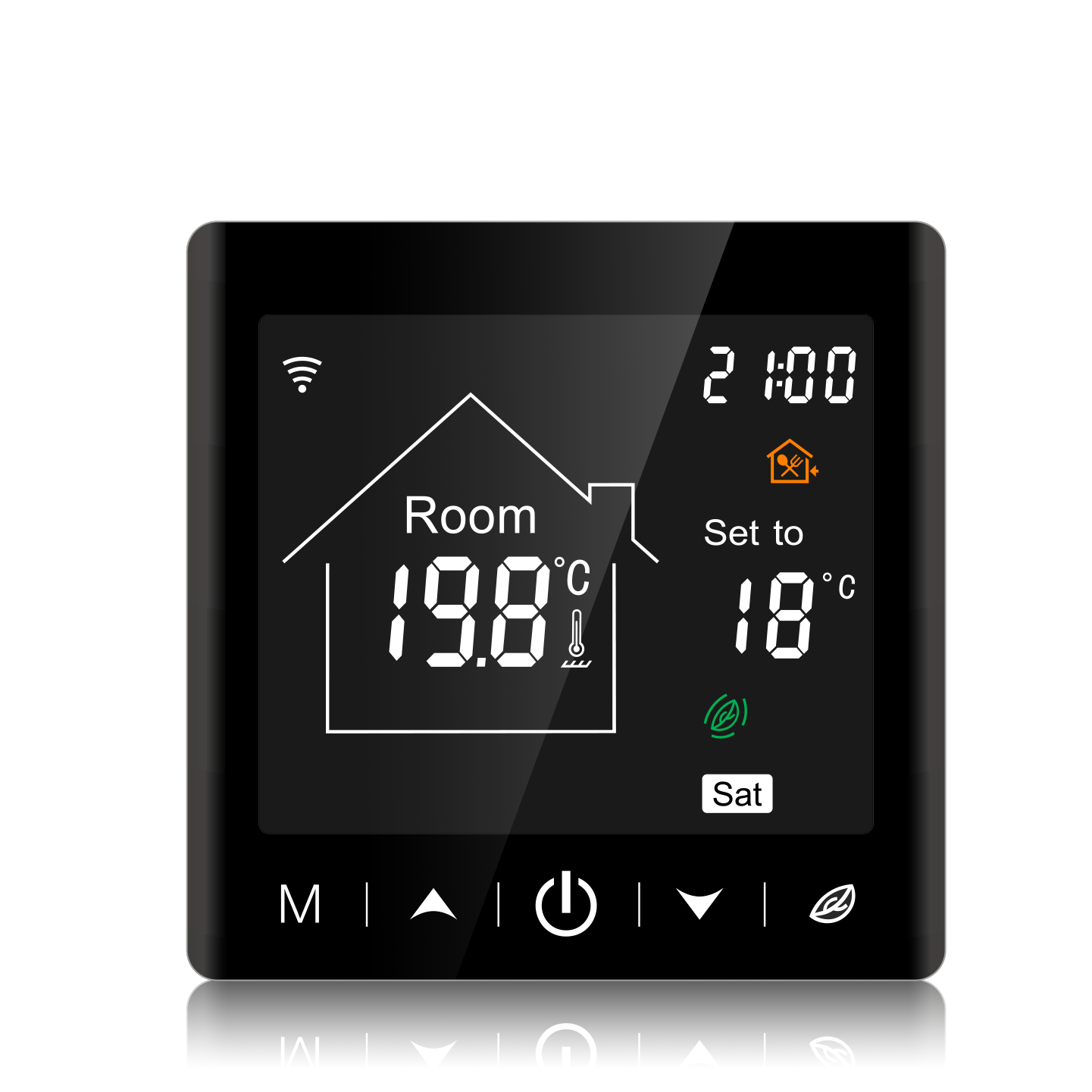 Программируемая электрическая система отопления пола BAIYILUN, умный Wi-Fi термостат