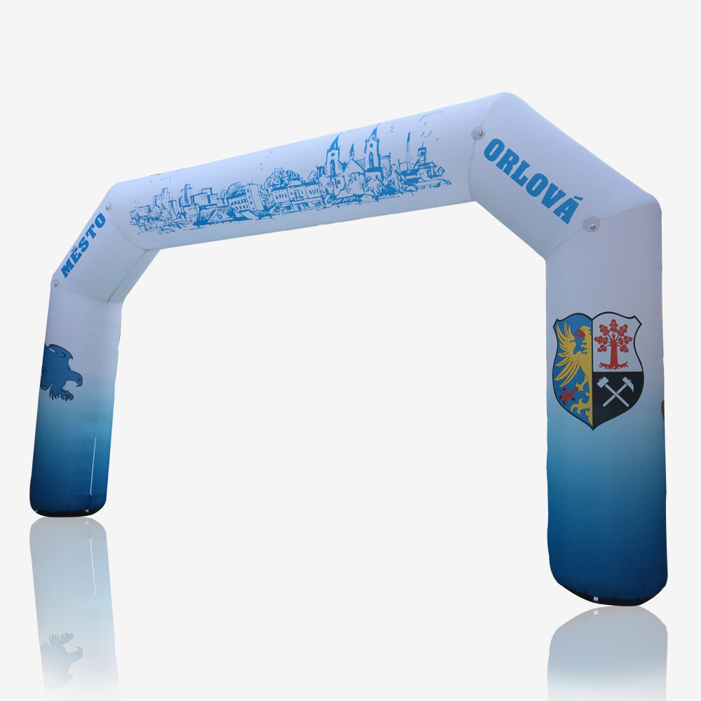 Sayok Arche Gonflable 6x3,5 M – Ligne Start/finish Amovible, Souffleur Inclus, Piquets, Pour Course, événement Ou Promo