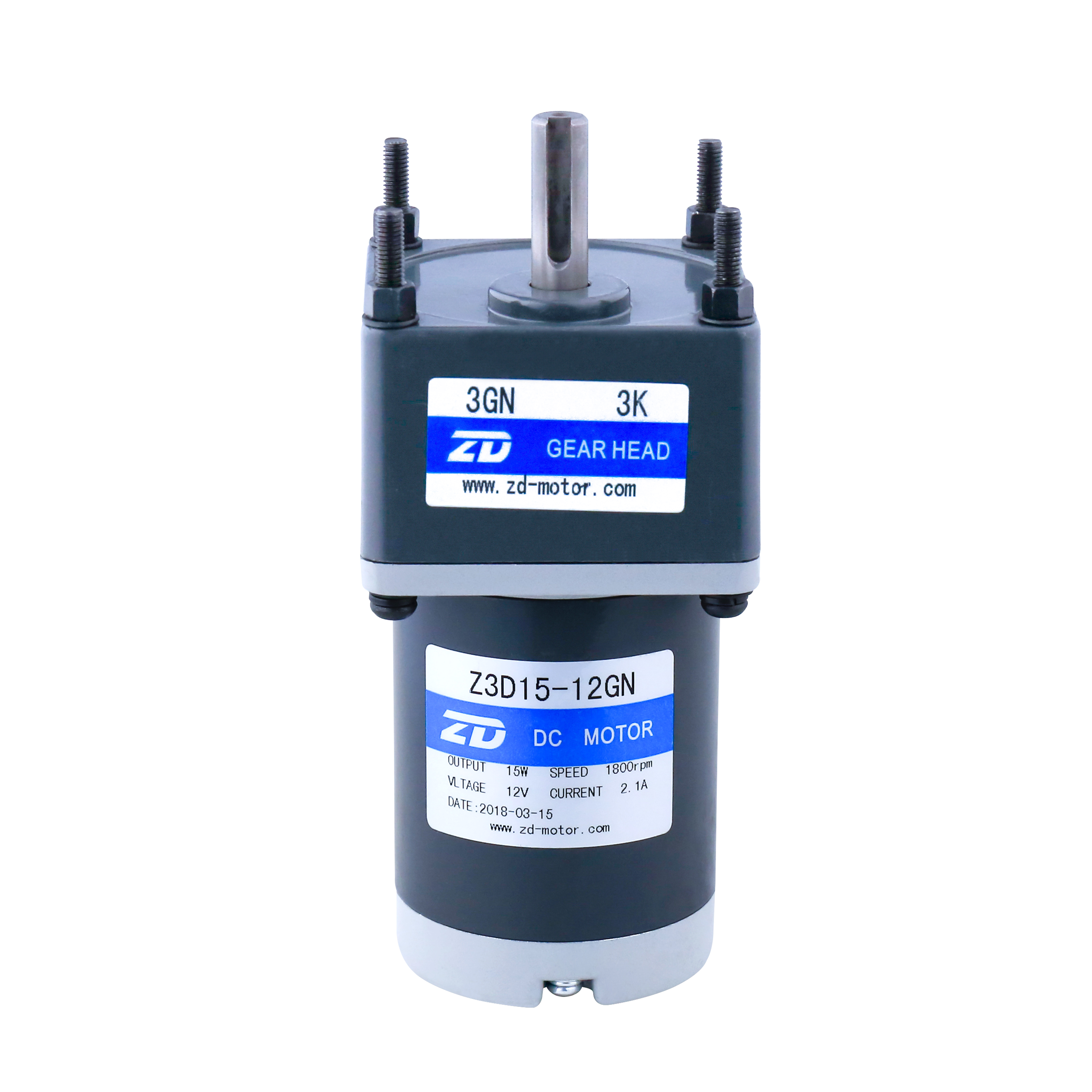 25,85RPM DC 24V 60W Electric Gear Motor,Permanent Magnet DC Motor High Torsion Adjustable Speed Metal with Gearbox Has Different Reduction Ratios with Helical Gear Shaft Metal Gear for Generator