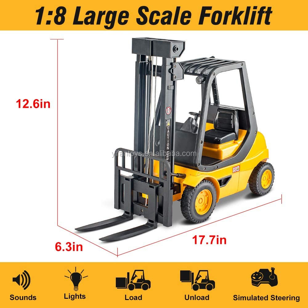 2.4G Large 1:8 Rc Forklift Truck E521-003 45cm Big 8ch Rc