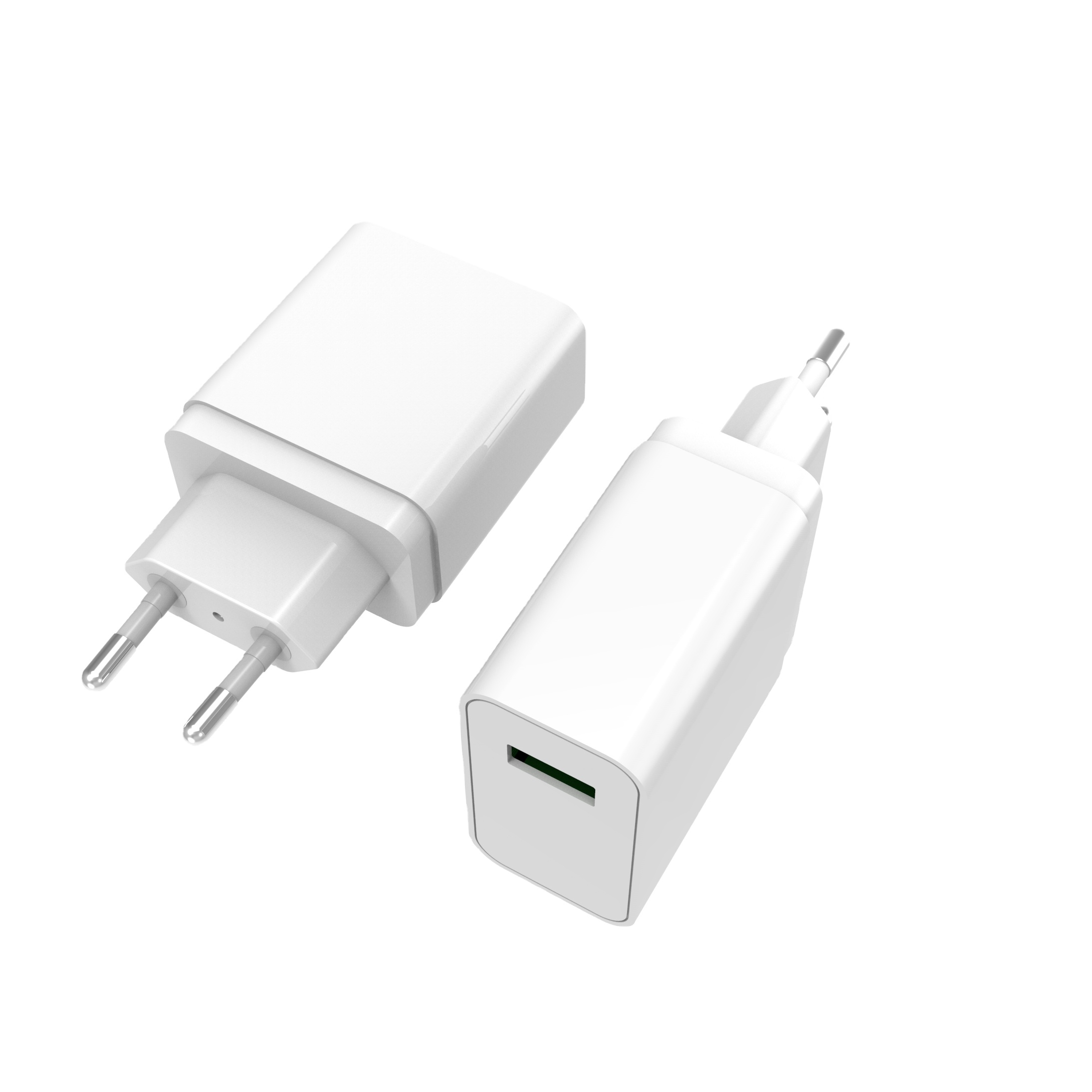 18W QC3.0 одиночный порт настенный ЖК-дисплея ZTE дорожное зарядное устройство для Samsung Huawei