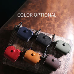 Wholesale luxury stylish durable premium anti-lost PU leather earphone cover for Airpods pro case