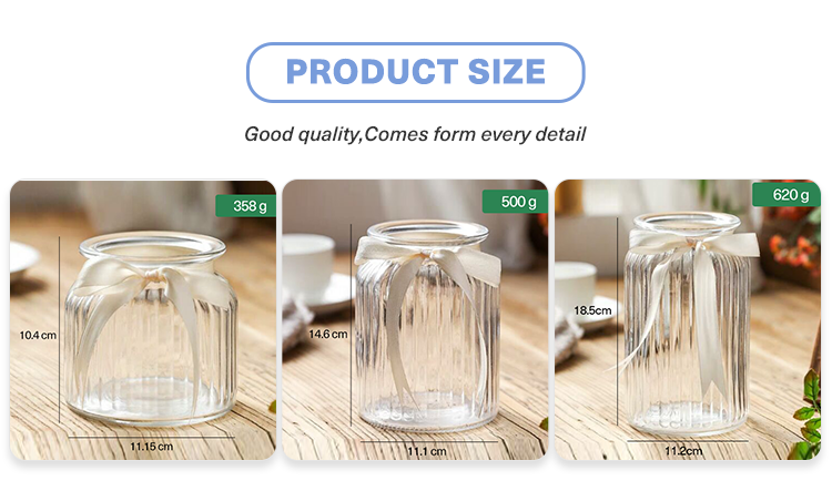 Factory Manufactured Delicate Appearance Glass Vase