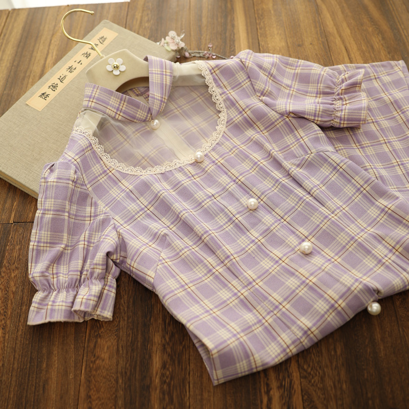 Monill клетчатый cheongsam