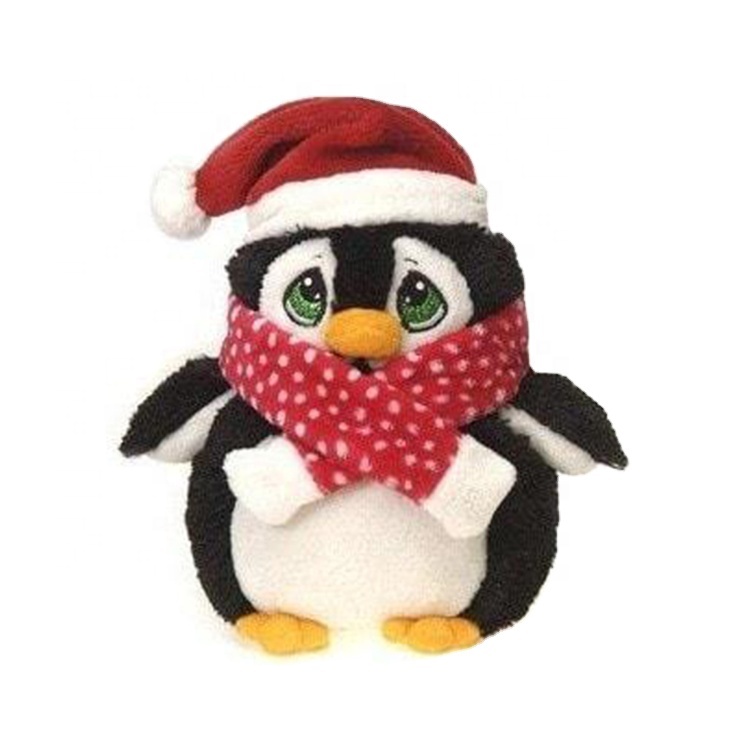 christmas penguin plush