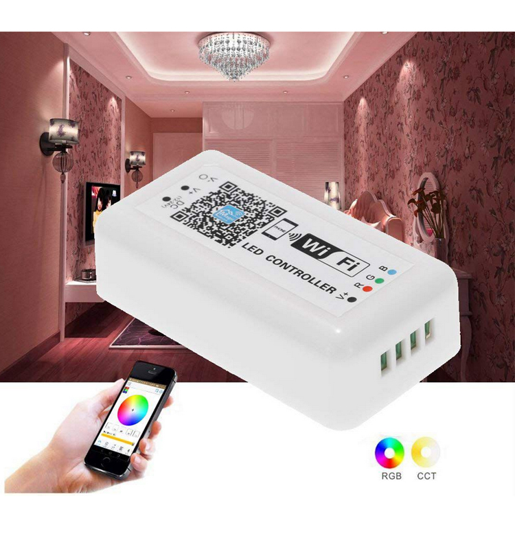 LED RGB Wifi Controller For Most RGB LED Light Wifi Magic Home Colorful Smart Controller