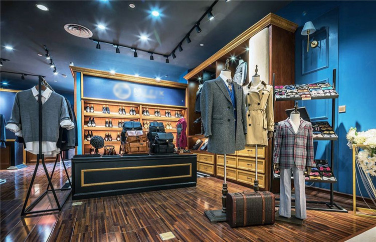 20   年广州专业制造男士西装服装展示架时尚西服定制奢侈品店