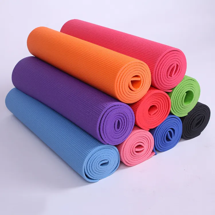 Логотипа высокой плотности ярлыка Eco циновка йоги PVC размеров дружелюбного частного изготовленного на заказ различная