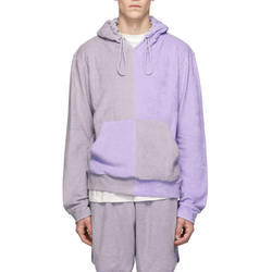 Custom Clothing Manufacturer Custom Logo Printed Long Sleeve Cotton Purple Terrycloth Hoodies