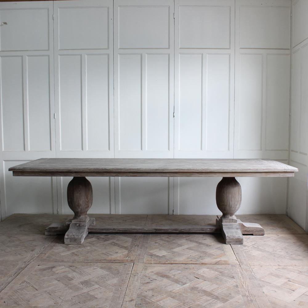 Деревенский набор обеденного стола из массива дуба