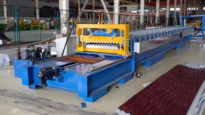 Color Automatic Color Steel Roof Tiles Making Machines Suppliers ...