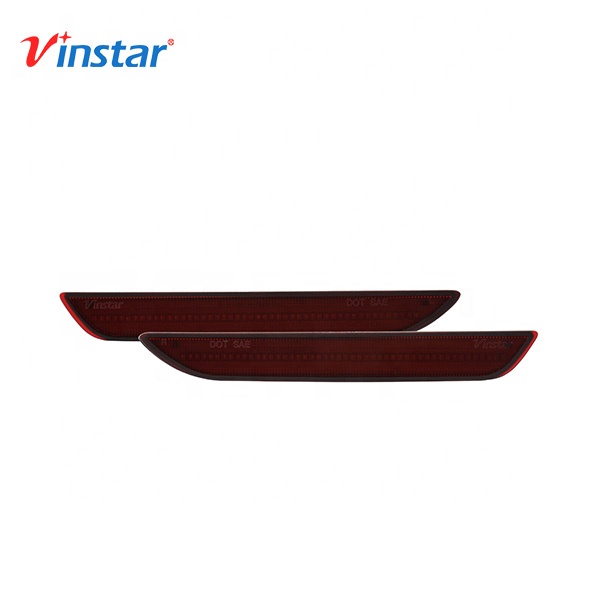 Vinstar 2x Красные линзы светодиодные задние боковые габаритные огни для Mustang 2015 для Ford