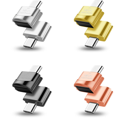 Otg Reader 3.0 Adapter With Hanging Chain Type-C To Usb 3.0 Type-C Usb Mobile Credit Card Reader