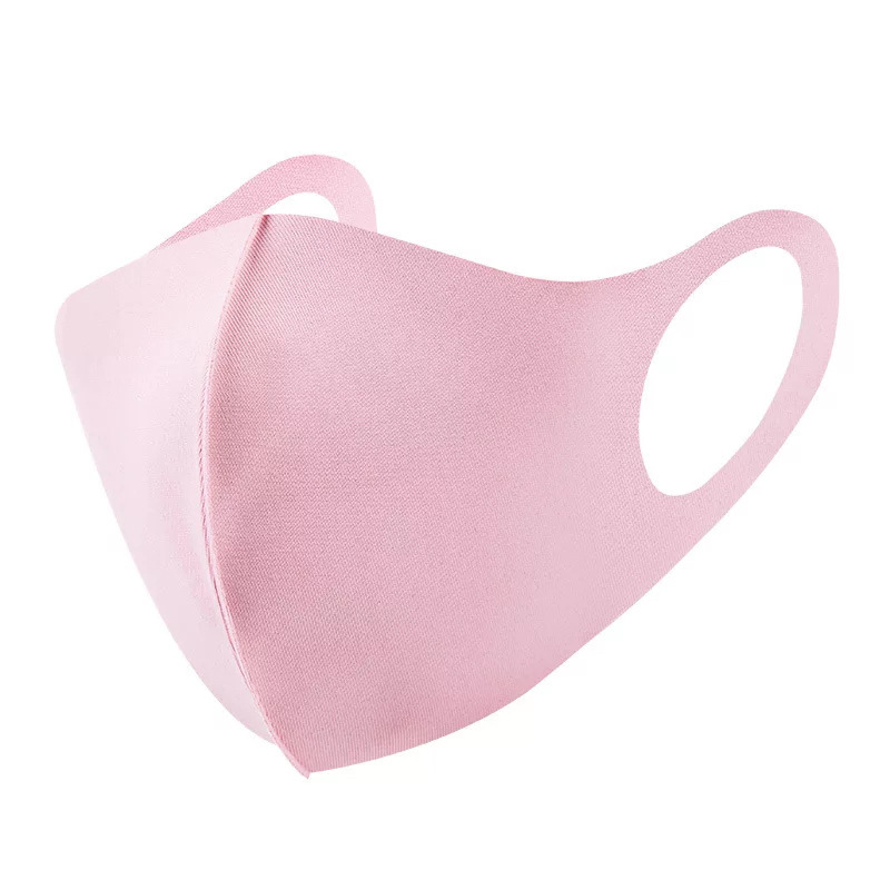 透气男女通用冰丝棉质口罩可重复使用防污染面罩防风口罩