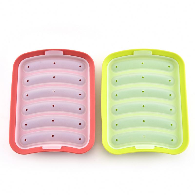 Presunto Salsicha Shaper Mold Criador mould, 6 Em Um Silicone Máquina de Cachorro Quente, Silicone Molde Salsicha