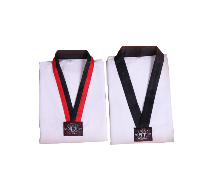 Uniforme blanc pour étudiants, vêtement d'arts martiaux, Tae knœuds Do Gi, avec ceinture