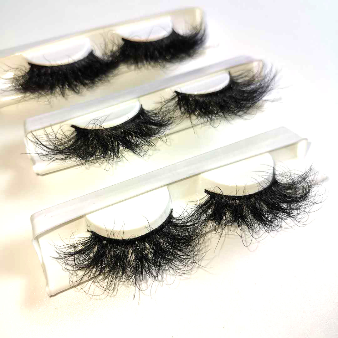 Ресницы 3d из сибирской норки, 25 мм, с индивидуальным логотипом