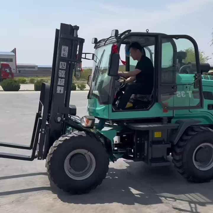 Beiqiang CPCD-25 Rough Terrain Forklift with 4WD Diesel Yunnei Engine ...