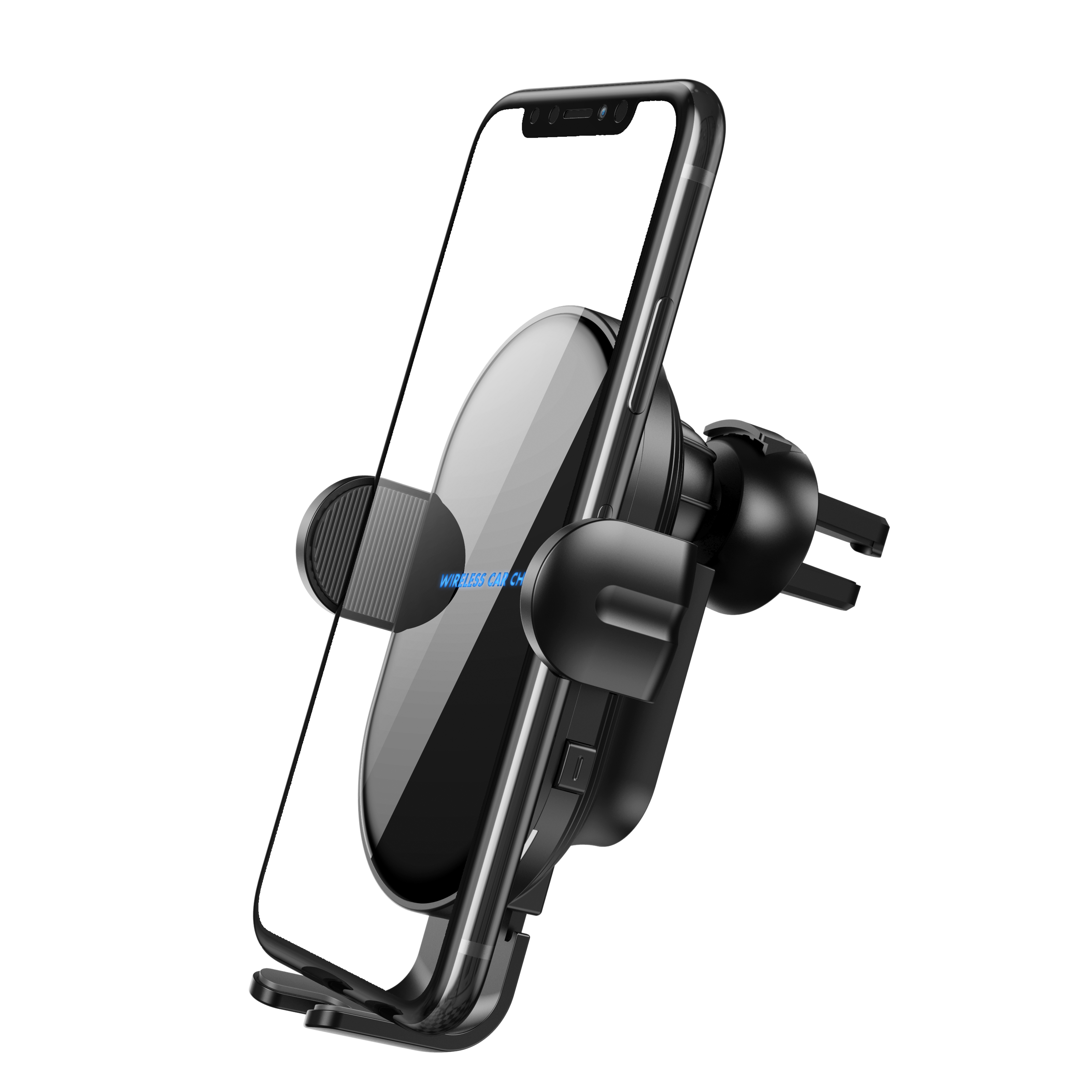 Быстрое автоматическое зажимное устройство для вентиляции беспроводной зарядки многофункциональный держатель с поворотом на 360 градусов Универсальный Автомобильный держатель для беспроводного зарядного устройства