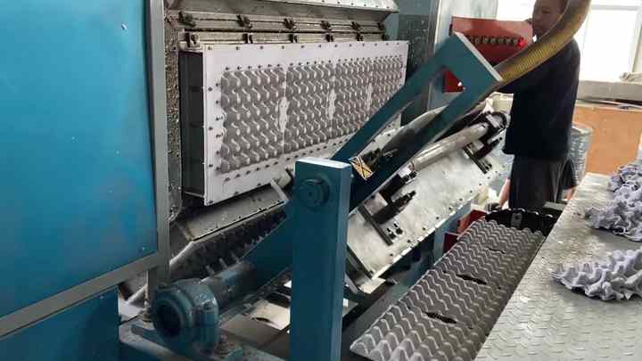 Automatic Egg Tray Making Machine for Waste Paper Pulp Production Line ...