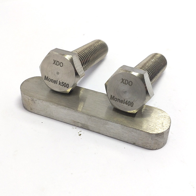 Nickle Copper Alloy Bolt Cap Hex Head Monel 400 Bolts And Nuts M12 M16 M20