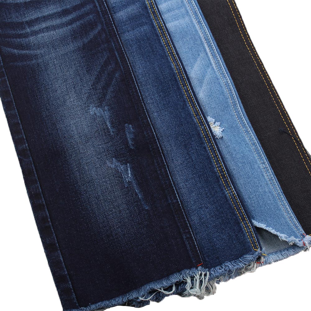 Оптовая продажа стрейч органический хлопок джинсовая ткань с сертификатом Gots