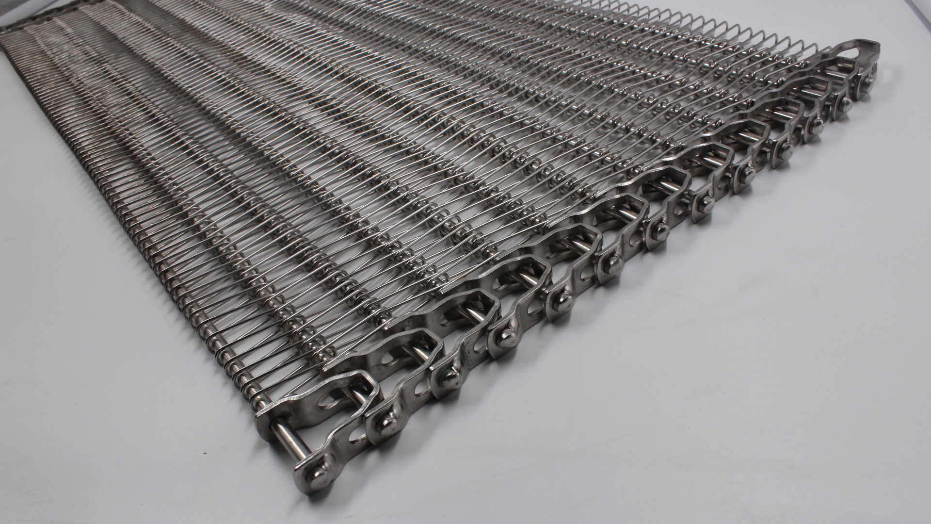 Stainless Steel SUS304 Wire Spiral Mesh Belt Bakery Conveyor