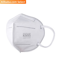 Alibaba בחר סיטונאי לבן c בצורת kn95 3 שכבות חד פעמית earloop פנים מסכות הנשמה יצרן (640pcs/קרטון)