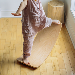 Wooden seesaw children sense integration trainer sports games expand yoga board balance board toys