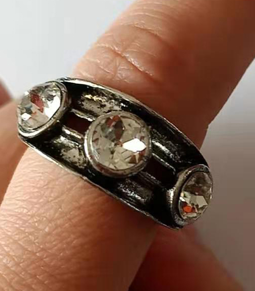 12 Stücke Damen Ring Kristallring Fingerring Elastisch Vintage Ringset