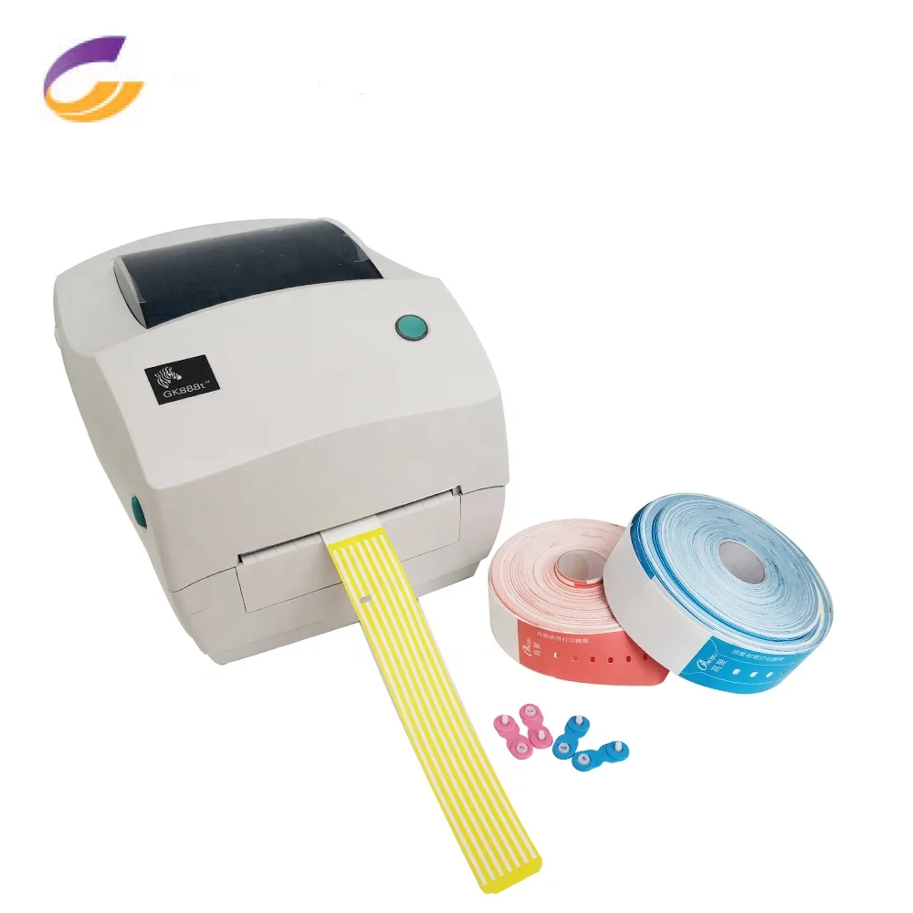 medical wristband medical id bands thermal hospital id bracelet
