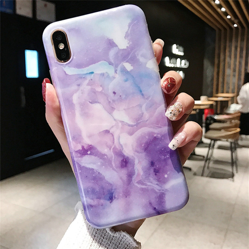 Vintage Marble case for iphone XS Max XR XS 11 pro case Granite painted tpu case For Iphone 8 7 Plus X 6 Protective Fundas Capa