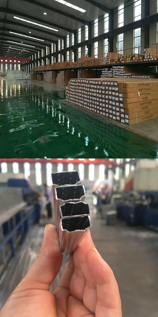 Wholesale aluminum spacer bar for window profiles glass hollow profile