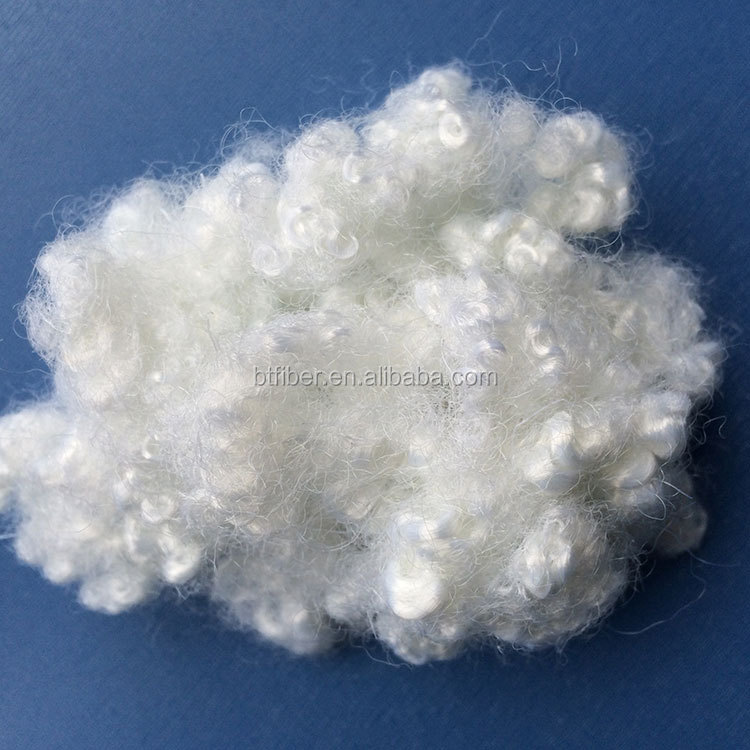Полое конъюгированное силиконизированное Полиэфирное штапельное волокно-HCS PSF
